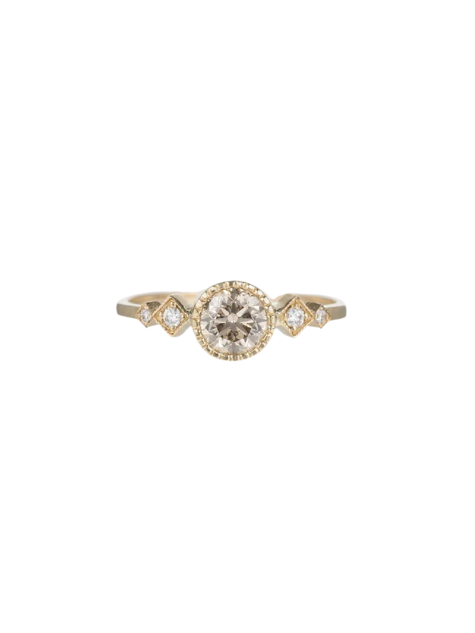 Echo Solitaire With Champagne Diamond